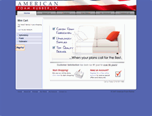 Tablet Screenshot of americanfoamrubber.com